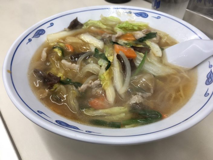 野菜あんかけラーメン