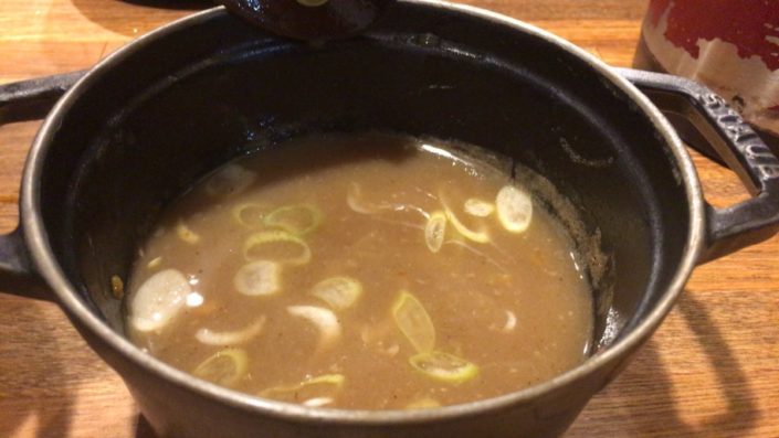 スープ割後のスープ