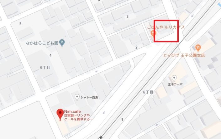 駐車場の地図