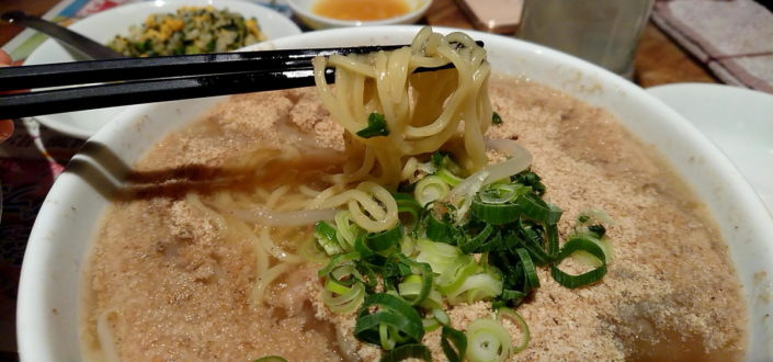 ごまそばの麺