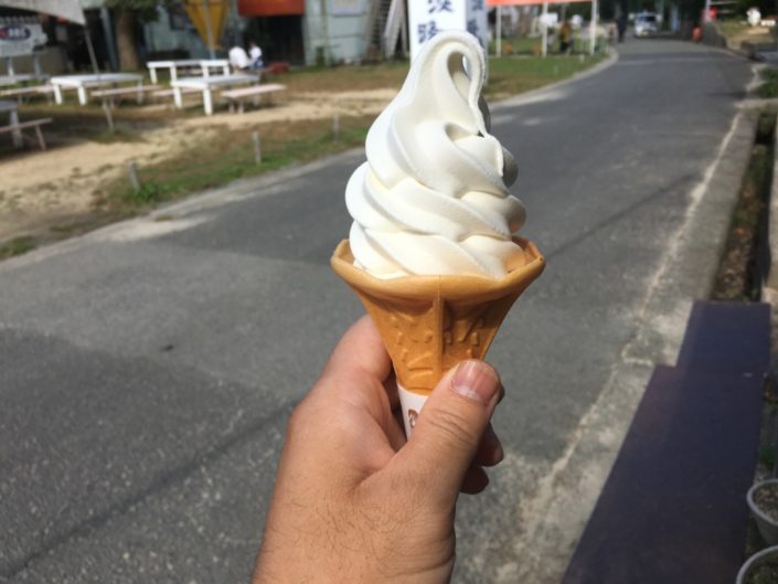 淡路島牧場のソフトクリーム